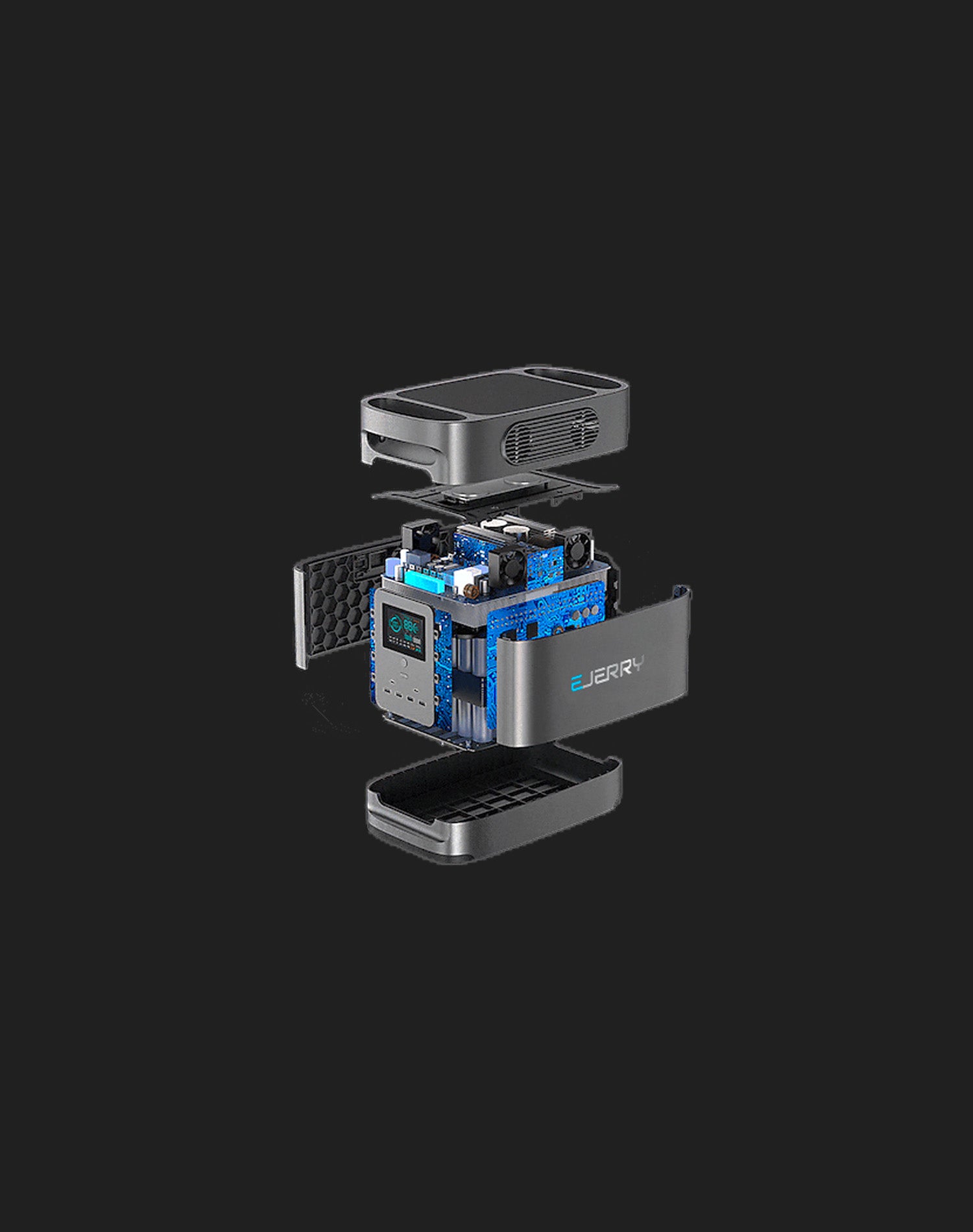 Mockup of Disassembled EJERRY EV Charger