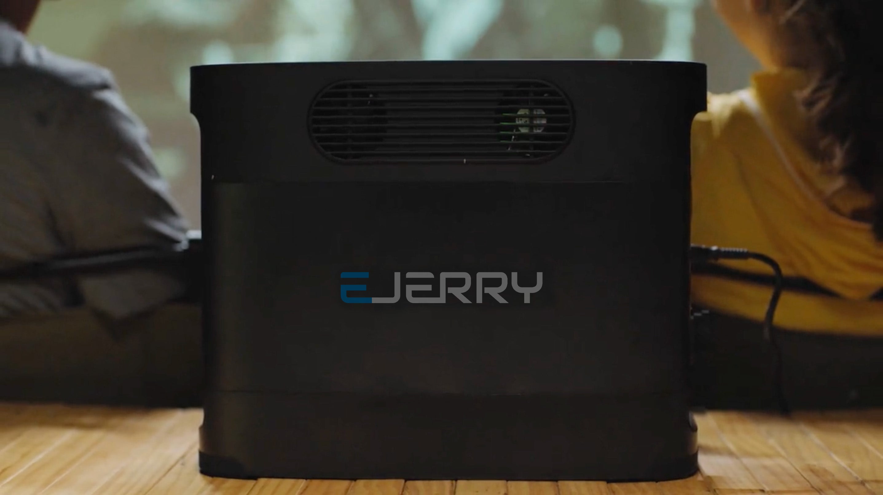 Photography of EJERRY EV Charger powering a movie theatre